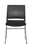 Офисное кресло D918, пластик, черный