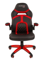 Геймерское кресло CHAIRMAN Game 18, экокожа/ткань TW, черный/красный NEW