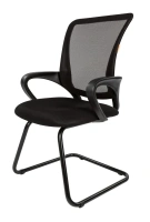 Офисное кресло CHAIRMAN 969V, ткань TW/сетчатый акрил, черный