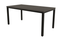 Стол обеденный Lanch 21LANCH.004 New graphit/Черный металл