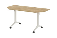 Столы для учебного центра X-Pull Тиквуд светлый/Белый металл