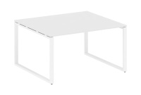 Столы для переговоров Metal system style Белый/Белый металл