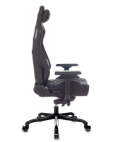 Кресло игровое Knight TITAN черный ромбик эко.кожа с подголов. крестовина металл
