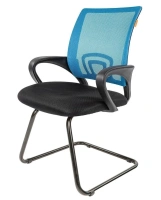 Офисное кресло CHAIRMAN 696V, ткань TW/сетчатый акрил, голубой