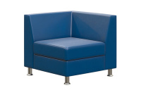 Коллекция мягкой мебели Prime Экокожа Oregon 3 (синяя)
