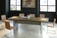Столы для переговоров Wood&Stone Дуб Чарльстон/Бетон Чикаго