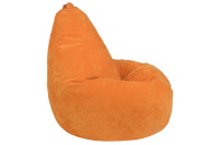 Бескаркасное кресло Мешок Груша 2XL 5011731 Ткань Микровельвет Оранжевый
