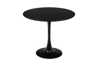 Обеденная группа стол FR 0223 и 4 стула FR 0550 Черный/Велюр тёмно-бирюзовый
