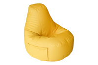Бескаркасное кресло Комфорт 500256 Экокожа желтая