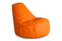 Бескаркасное кресло Комфорт 500253 Экокожа оранжевая